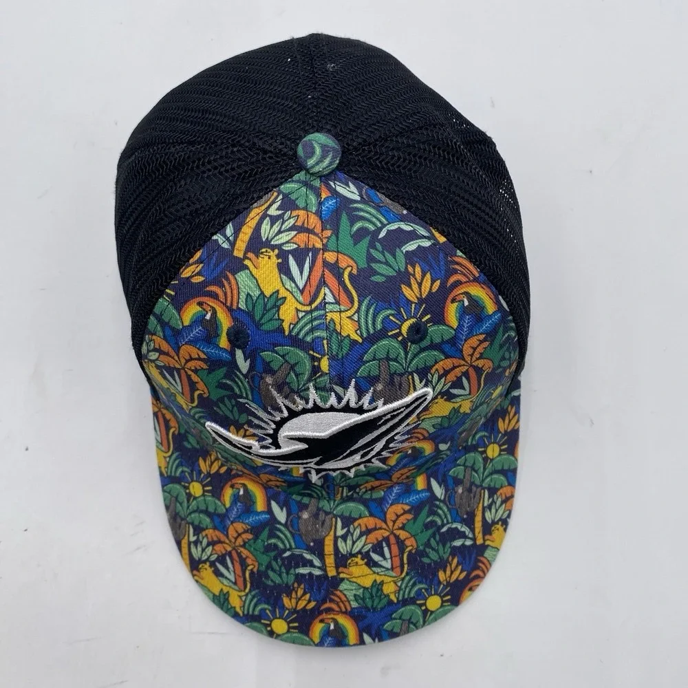 Miami‎ Dolphins Youth Hat Hawiian 47 Brand SnapBack Trucker Cleaned Floral